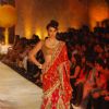 Model showcasing on ramp for Manish Malhotra on day 1 of HDIL