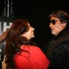 Amitabh Bachchan with daughter Shweta at HDIL India Couture Week 2010