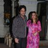 Fardeen khan with wife Natasha at Mata ki Chowki at Bandra