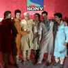 Srman, Rajendra, Ravi Dubey and Meghan at press conference of Sony's new show 'Saas Bina Sasural'
