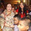 Sonakshi Sinha along with her mother Poonam Sinha at the charity event for underprivileged women and children at Mayfair Banquets in Worli, Mumbai