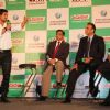 John Abraham and Ravi Shastri at Castrol-ICC World Cup Event at Mumbai