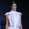A model showcasing a designer Arjun's creation at the Wills Lifestyle India Fashion Week-Spring summer 2011, in New Delhi on Monday