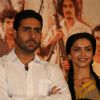 Abhishek and Deepika at Audio release of 'Khelein Hum Jee Jaan Sey'