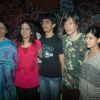 Kavita Krishnamurthy with her family for a music video directed by Luke Kenny at Andheri
