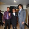 Anil Kumble and Rahu Dravid at Rahul Bose sports auction at the Trident