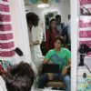 Manzoor Khan make-up lounge launch at Malad