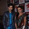 Kinshuk Mahajan & Parul Chauhan(Ranvir and Ragini) at the Star Plus ITA awards Red carpet