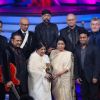 Lata Mangeshkar, Asha and AR Rahman at Global Indian Music Awards on Wednesday night at Yash Raj Studios