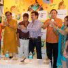 Khichdi (the Movie) cast & crew - destroy pirated CDs of the movie - as a symbolic gesture against anti-piracy, before the launch of its home Video by Moser Baer Entertainment