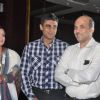 Sooraj Barjatya with Mohnish Behl in Launch of "Isi Life Mein" Film