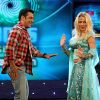 Salman Khan and Pamela Anderson on the sets of Bigg Boss 4 House