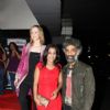 Makrand Deshpande and Preetika Chawla at Shahrukh Bola Khoobsurat Hai Tu film premiere at Cinemax