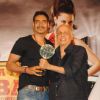 Ajay Devgan and Mahesh Bhatt at Once Upon a Time film success bash at JW Marriott in Juhu, Mumbai