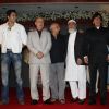 Mahesh Bhatt, Anupam Kher, Gulshan Grover and Arya Babbar at the launch of the film 'Kuch Log' based on 26/11 attacks