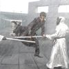 Shahrukh Khan fighting in Rain