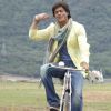 Shahrukh Khan riding High on cycle