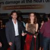 Bollywood actor Hrithik Roshan with his wife Suzzane Khan at the premiere of