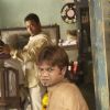 Irfan watching Rajpal Yadav | Billu Barber Photo Gallery