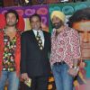 Dharmendra with Sunny and Bobby Deol at Music release of 'Yamla Pagla Deewana'