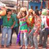 Rajneesh Duggal with Misti Mukherjee at Holi song with Ganesh Acharya for film Main Krishan Hun at Kamalistan. .