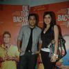 Shazahn Padamsee and Omi Vaidya promote Dil Toh Baccha Hai at Andheri. .