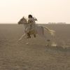 Abhishek Bachchan sitting on a horse | Drona Photo Gallery