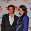 Anushka Sharma and Ranveer Singh at the Big Star Entertainment Awards held at Bhavans College Ground