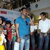 Ajay Devgan at Promotion of movie  "Toonpur Ka Super Hero" at oberoi mall, Mumbai