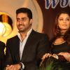 Abhishek Bachchan and Aishwarya Rai Bachchan during an World bunts sports meet of 2010 in Mumbai