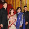Aamir Khan with Kiran Rao at nephew Imran Khan's wedding ceremony with Avantika Malik in Pali Hill