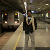 Anurag Sinha standing in a metro station