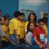 Shilpa Shetty and Shreyas Talpade at Standard Chartered Mumbai Marathon 2011