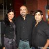 Vicky Tejwani(Producer) and Kavita Kaushik in Premiere of 'Hostel' movie at Fun Republic Andheri