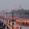 The Republic Day parade at Rajpath in New Delhi on Wed Jan 2011. .