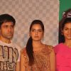 Dil Toh Baccha Hai Ji starcast Emraan, Shazahn and Shraddha at Mumbai Cyclothon
