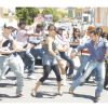 Salman,Priyanka and Sohail dancing on a road