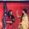 Rekha presenting Kajol for Best Actor Female at the 56th Idea Filmfare Awards 2010. .