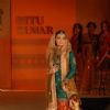 Dia Mirza walk the ramp for Ritu Kumar fashion show at Taj land's End, Bandra in Mumbai
