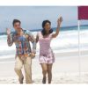 Priyanka Chopra : Sohail and Priyanka standing on a beach