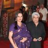 Javed Akhtar and Shabana Azmi at Dev Anand’s old classic film “Hum Dono” premiere at Cinemax Versova