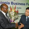 Minister of Finance & Economic Development,Ethiopia,Sufian Ahmed and President, PHD Chamber Salil  Bhandari at the launch of