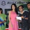 Amrita Rao at Rizvi College Fest in Bandra. .
