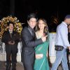 Shah Rukh and Gauri Khan at Imran Khan and Avantika Malik's Wedding Reception Party at Taj Land's End. .