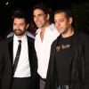 Aamir with Salman and Akshay at Imran Khan and Avantika Malik Wedding Reception Party at Taj Land