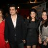 Sonali with husband Goldie Behl and Prachi Desai at Stardust Awards-2011