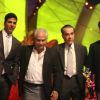 Akshay Kumar, Arbaaz Khan and Ramesh Sippy at Stardust Awards-2011