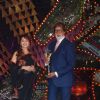 Madhuri Dixit presented an award to Amitabh Bachchan at Stardust awards 2011 at Bandra. .