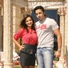 Nilesh Sahay and Maddalsa Sharma at a press meet to promote their film "Angel"