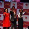 Hrithik Roshan, Farah Khan and Vaibhavi Merchant at the launch of Just Dance Show at Filmistan. .
